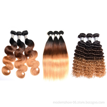 2021 Wholesale Colored Human Hair Human Hair Bundles 1b 4 27 Straight, Body Wave, Curly Brazilian Hair Stock within 24 Hours